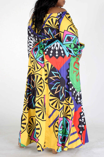 Multi Pattern/Color Dress