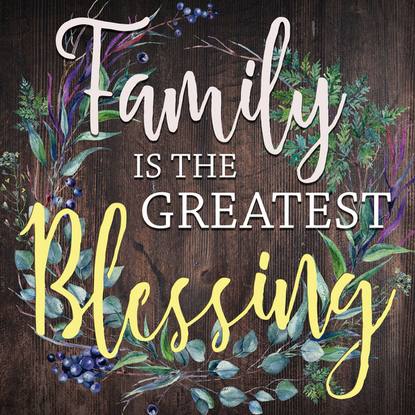 Family is the Greatest Blessing - LED Light Canvas