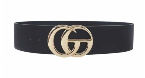 Trendy Fashion Plus Belt - BLK & COGNAC