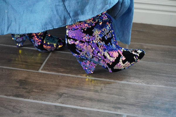 Immerse Sequin Boot